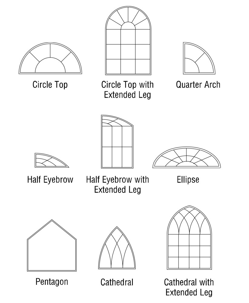 Shaped Windows in London, ON | Beaumart Aluminum Ltd.